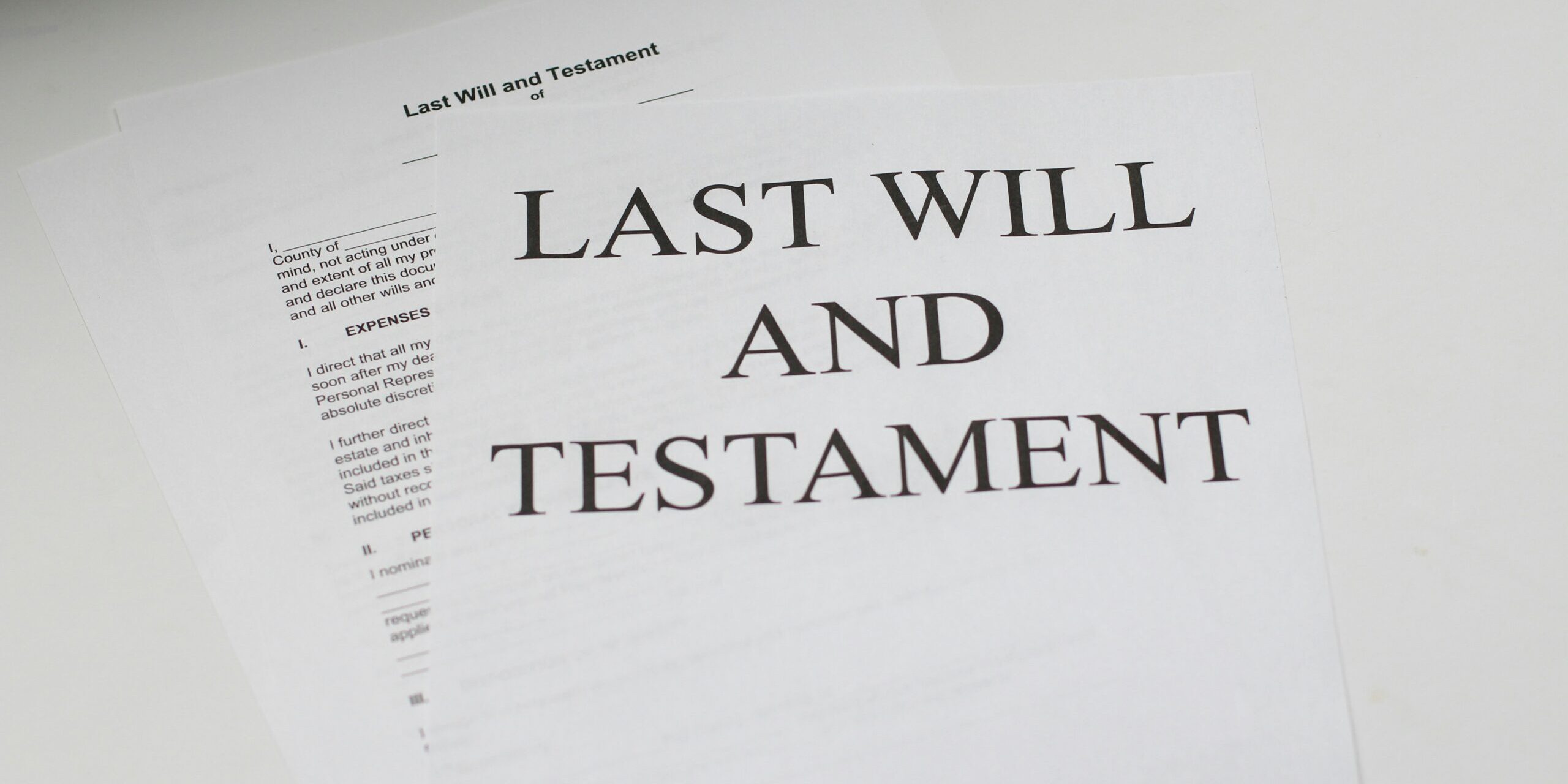 Last will and testament